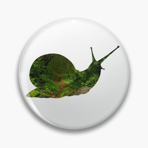 Item preview, Snail Silhouette Forest Landscape Cutout designed and sold by nickp1480.