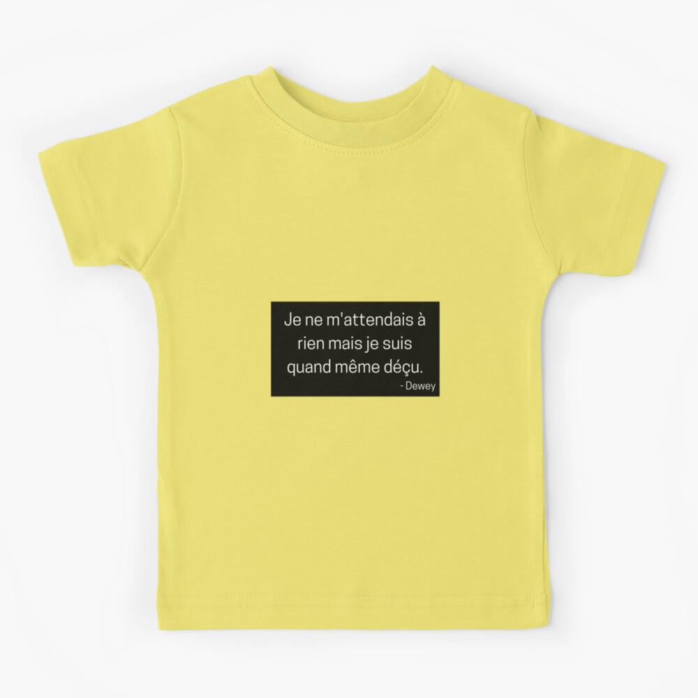 Je ne m'attendais à rien mais je suis quand même déçu french