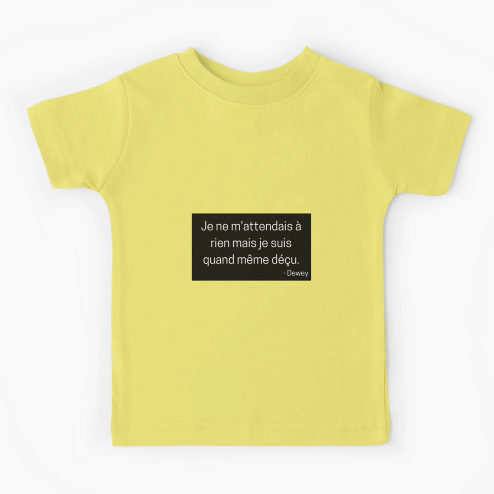 Je ne m'attendais à rien mais je suis quand même déçu french