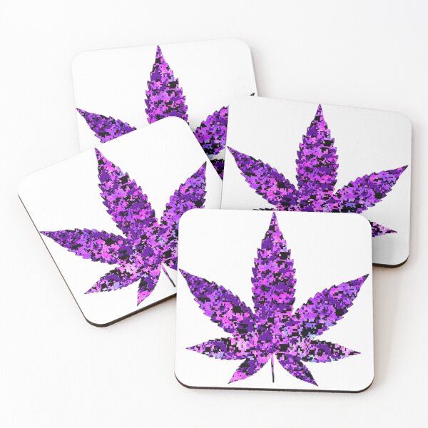 Item preview, Purple Colorful Pot Leaf Design Weed Sticker designed and sold by rossandrews.