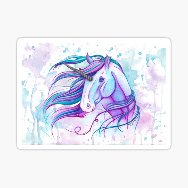 Serendipity - Unicorn Illustration Sticker