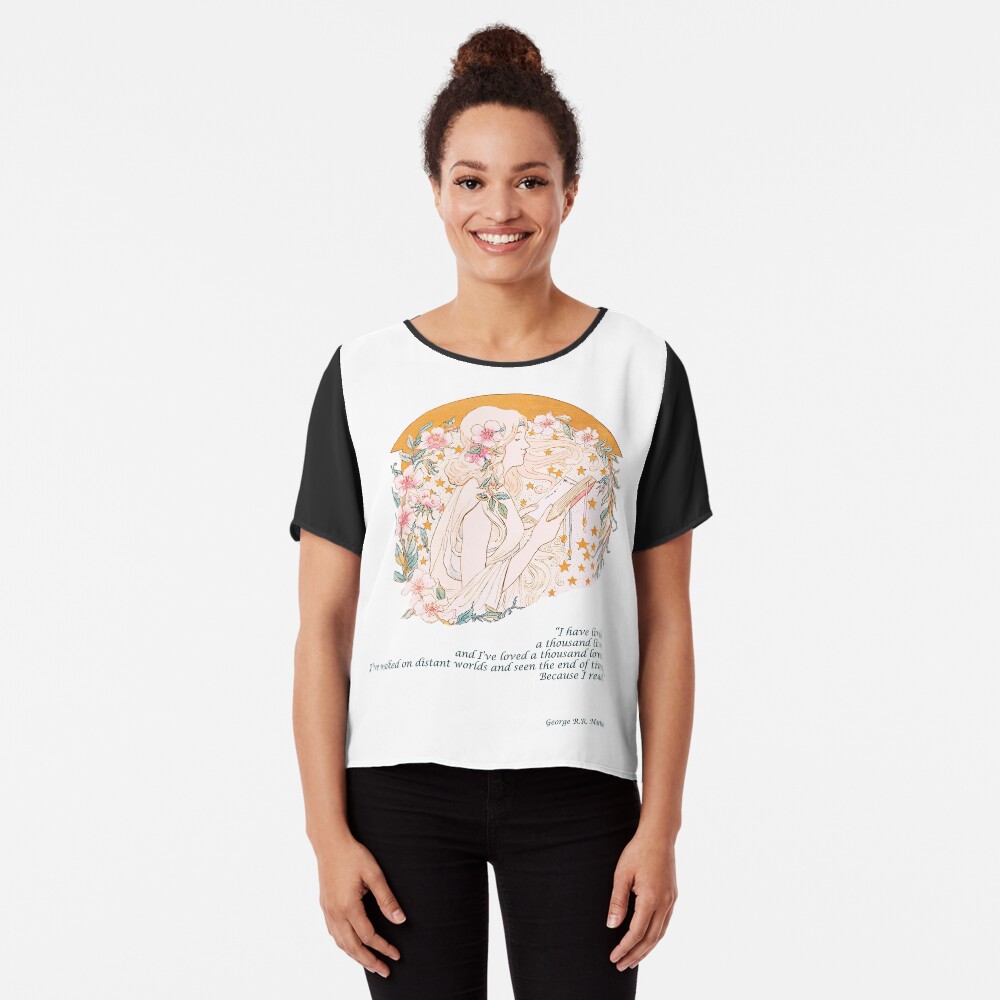 Book love Chiffon Top