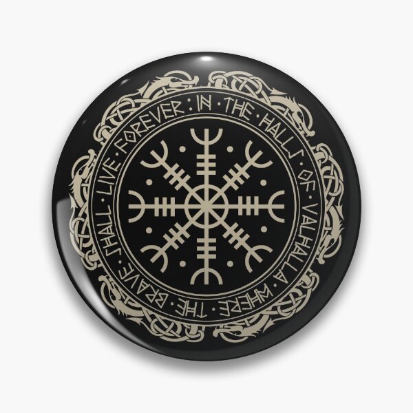 Item preview, Aegishjalmur The Helm of Awe Viking Warrior Shield Art  designed and sold by DesignsbyZazz.