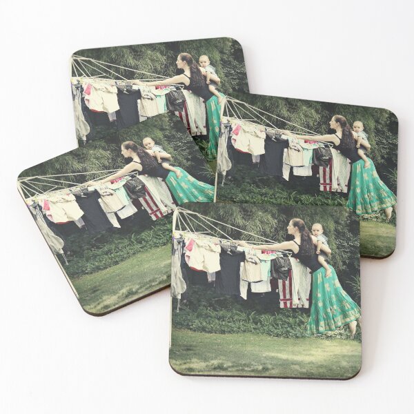 The Secret Powers of SuperMom I wish Coasters (Set of 4