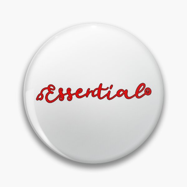 Item preview, Essential Healthcare Medical Professional Pin Button - Red & White designed and sold by RiplMedia.