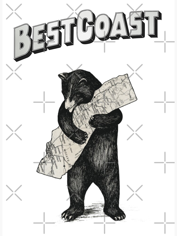 Disover Best Coast Bear Premium Matte Vertical Poster