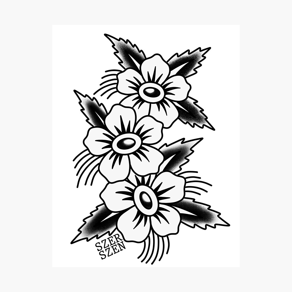Tattoo uploaded by Megan • Wild flower and Peony black traditional ornament  #traditionalblackwork #traditional #flowers • Tattoodo