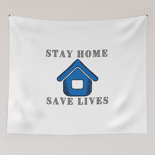 Item preview, Stay Home Save Lives House designed and sold by MySmugMugs.