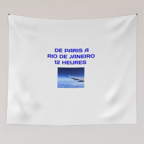 Item preview, T-shirt from Paris to Rio de Janeiro 12 hours designed and sold by Axel20.