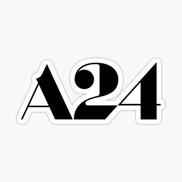 A24 logo Sticker