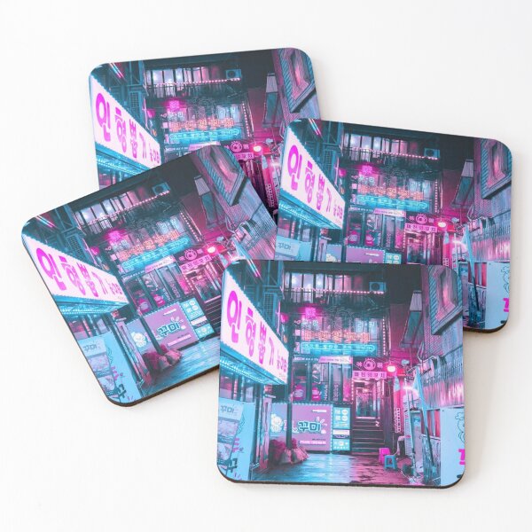 Item preview, Korean Cyber Punk Landscape designed and sold by gsqui.