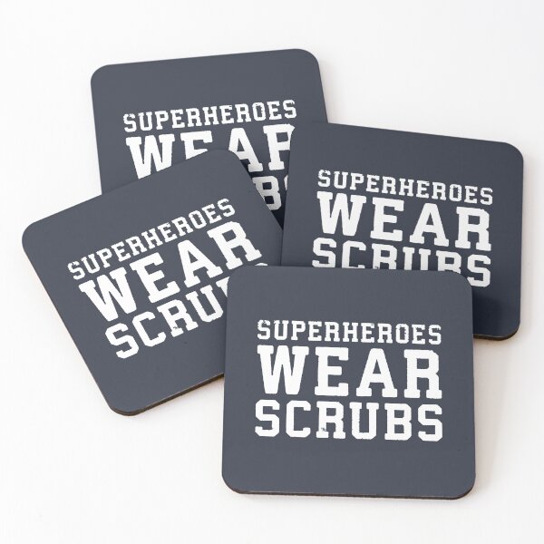 Item preview, Superheroes Wear Scrubs Navy designed and sold by SalahBlt.