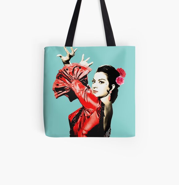 Lola Flores Bolsa estampada de tela