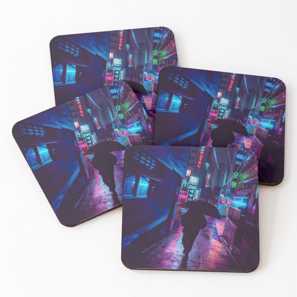 Item preview, Korean Cyber Punk Landscape designed and sold by gsqui.