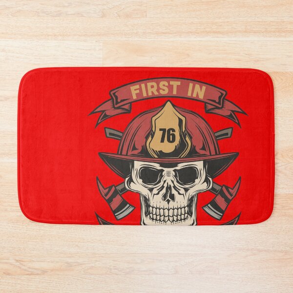 Item preview, FIREFIGHTER SKULL FIRST IN LAST OUT TSHIRT TEE GIFT PRESENT designed and sold by Timcito.