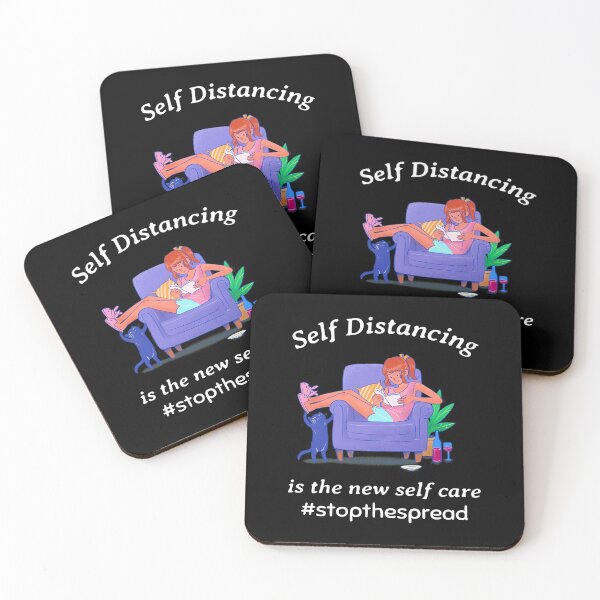 Item preview, Self Quarantine is the New Self Care, COVID-19 Shirt, Coronavirus Shirt, Frontliners Shirt, Healthcare Workers, Corona Virus, Stop The Spread designed and sold by HighEndLowCost.