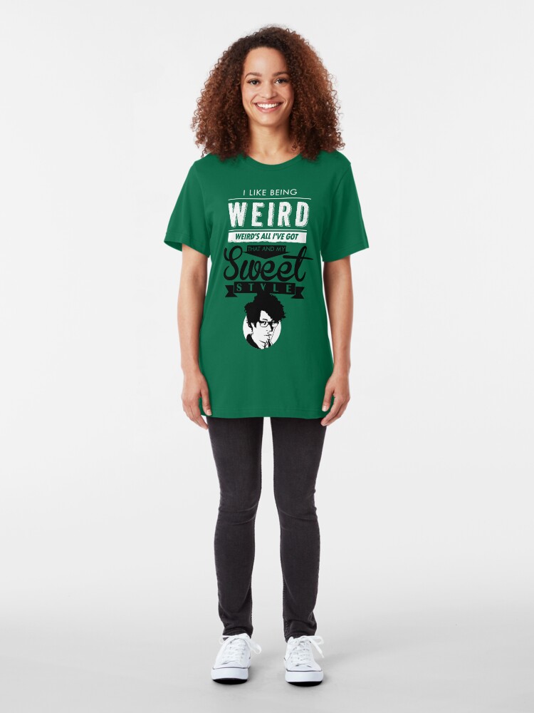 Alternate view of I like Being Weird Slim Fit T-Shirt