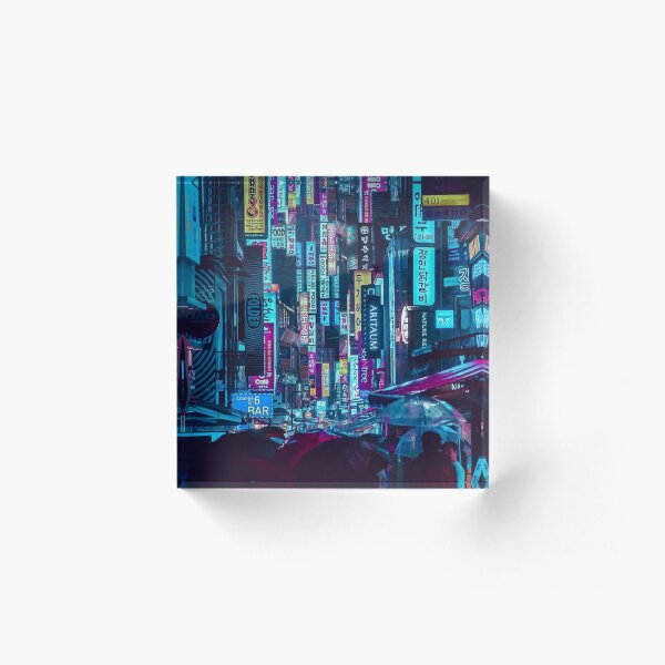 Item preview, Korean CyberPunk Landsape designed and sold by gsqui.