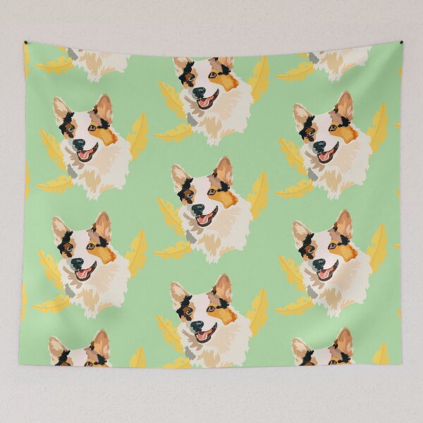 Item preview, Shorty the Corgi designed and sold by taylorsarttable.