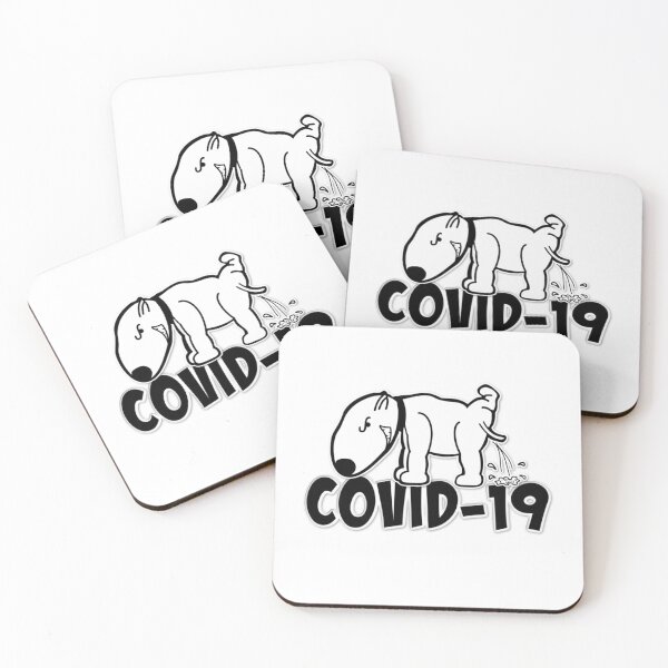 Item preview, DOG PEEING ON COVID-19 STANDING ON CORONA VIRUS 2020 designed and sold by Nextlevellife.