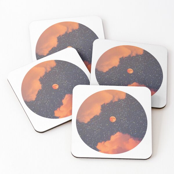 Item preview, circular cloud space moon scene designed and sold by PeterProtozoa.