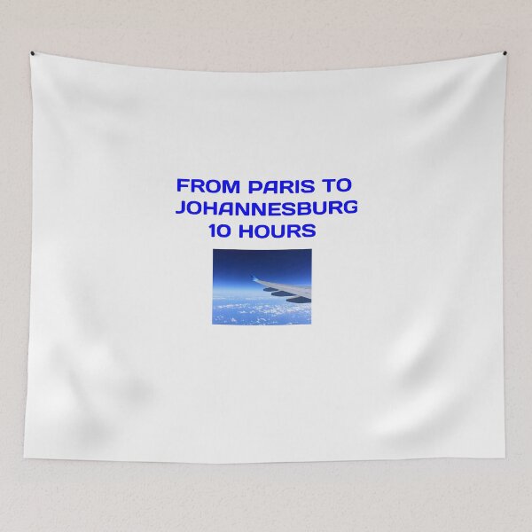 Item preview, T-shirt from Paris to Johannesburg 10 hours designed and sold by Axel20.