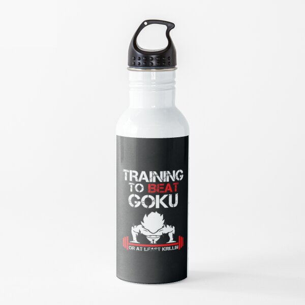 Training to beat Goku Botella de agua