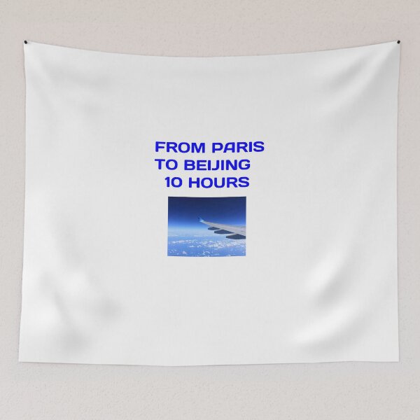Item preview, T-shirt from Paris to Beijing 10 hours designed and sold by Axel20.