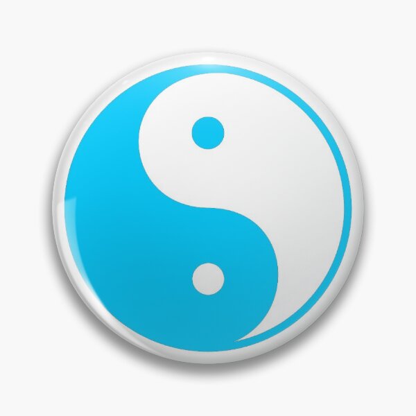 Item preview, Yin Yang - Blue and White designed and sold by RiplMedia.