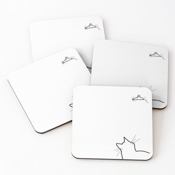 Item preview, cat and mouse designed and sold by BaristaRebel.