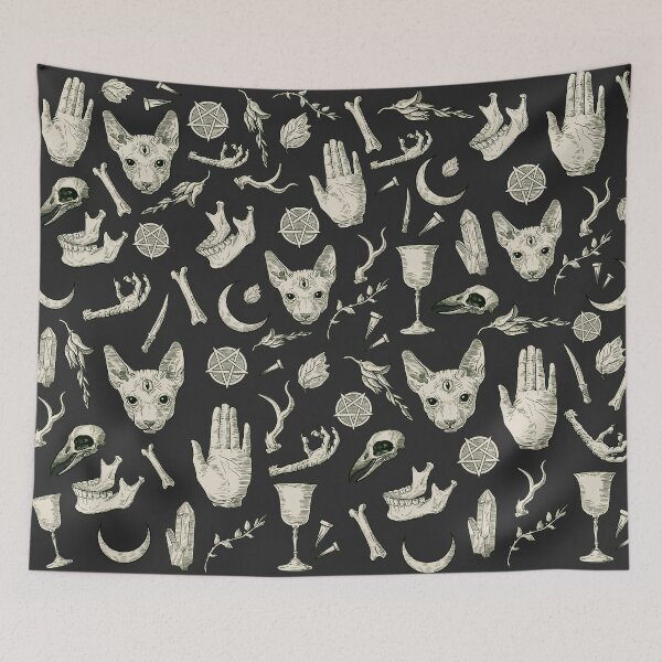 Item preview, KVLT pattern and stickers designed and sold by s-v-willow.