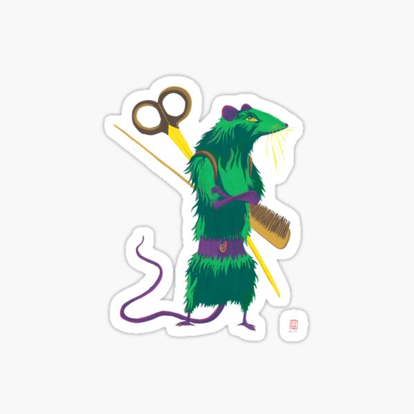 "Patron saint of hairdressers" Sticker for Sale by escargotvolant