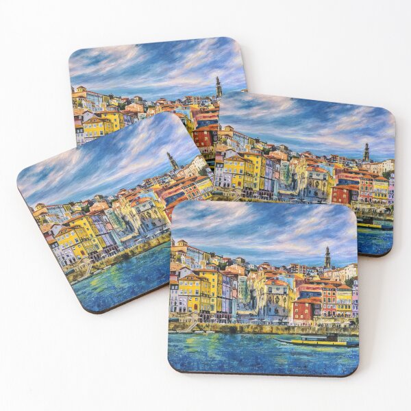 Item preview,  in the Ribeira do Porto of Portugal.
Painting made in 2018 with a spatula and brushes on wood.
You can see the process here:
https://youtu.be/sAEbaX1uRF4 designed and sold by miquelcazanya.