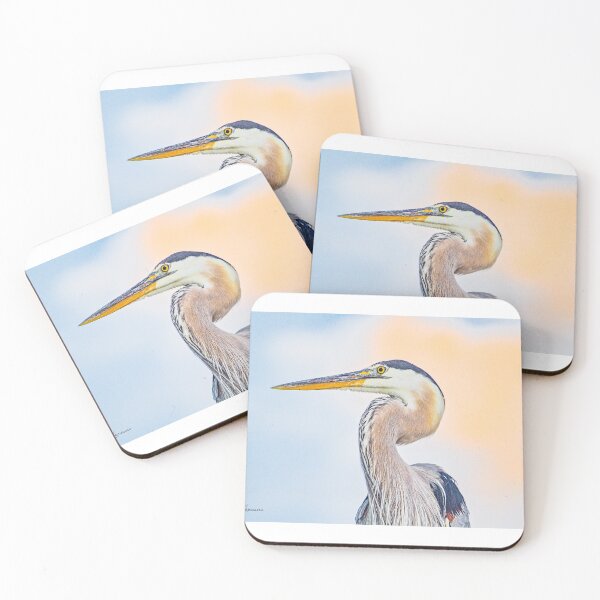 Item preview, Sunset Heron 1 designed and sold by Just My Nature Photography.