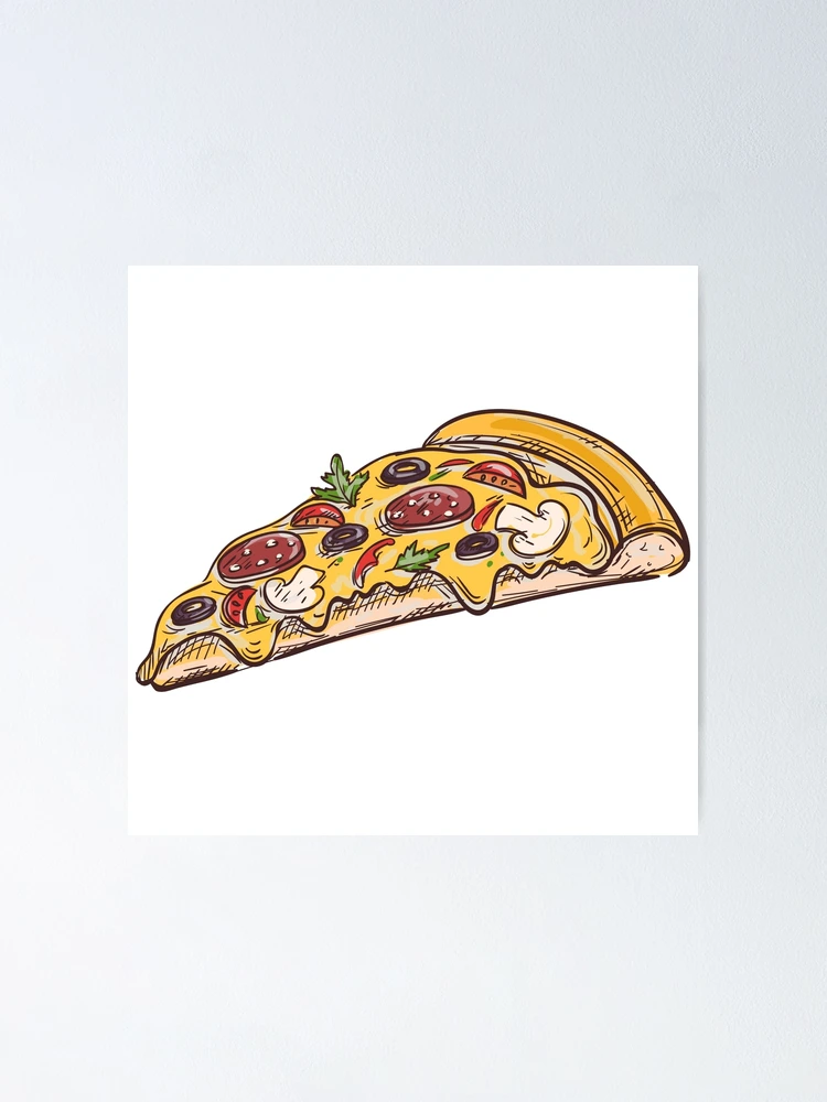 Thumbnail 1 of 3, Poster, Pizza designed and sold by RbOriginal.