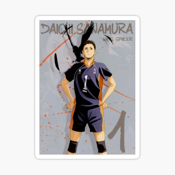 "Haikyuu Daichi" Sticker for Sale by terpres | Redbubble