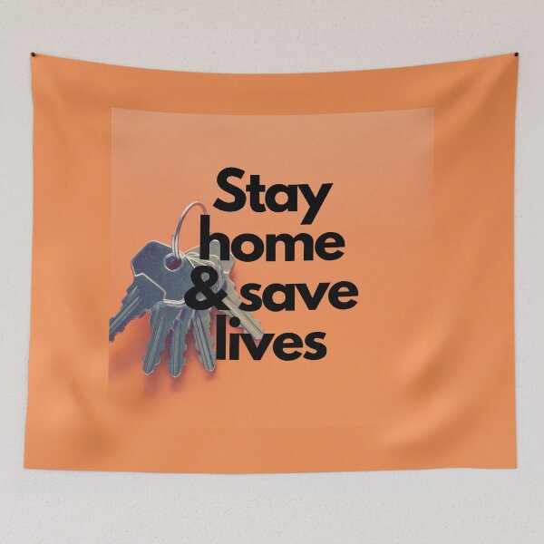 Item preview, Stay Home Save Lives designed and sold by MySmugMugs.