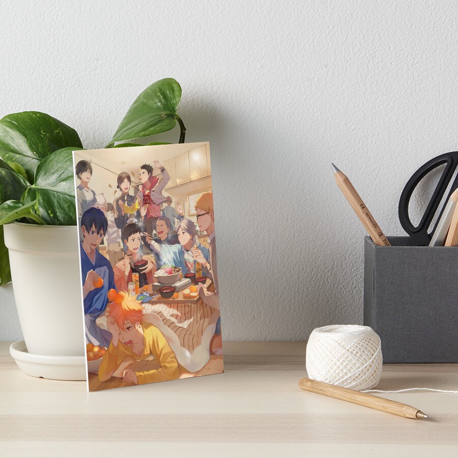 Karasuno Team Art Board Print
