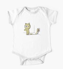 Mumie Katze Baby Body Kurzarm