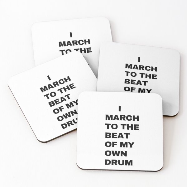 Item preview, I MARCH TO THE BEAT OF MY OWN DRUM designed and sold by Pbradley50.