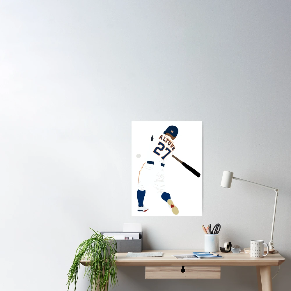 TOPING Jose Altuve HD Printed Sports Player Posters and Prints Home  Decoration on Canvas Oil Painting Wall Decor Art 16x24inch(40x60cm)