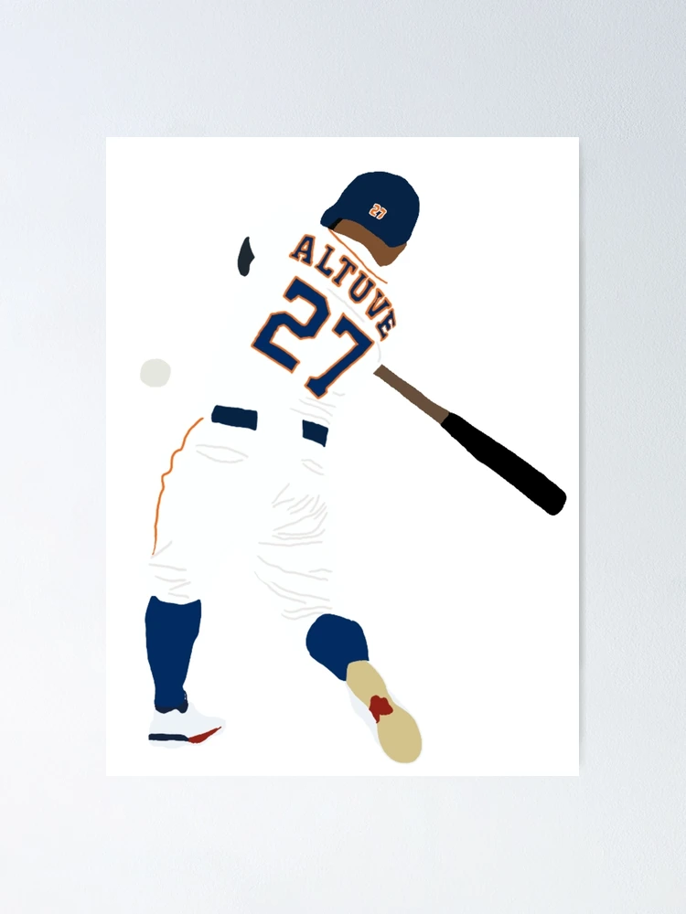 TOPING Jose Altuve HD Printed Sports Player Posters and Prints Home  Decoration on Canvas Oil Painting Wall Decor Art 16x24inch(40x60cm)