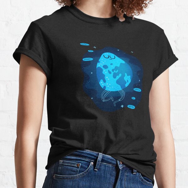 World to Ponder Space to Think Classic T-Shirt