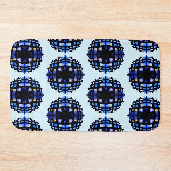 Item preview, Photomontage sphere bleue industrielle futuriste designed and sold by Carré Comme Orange.