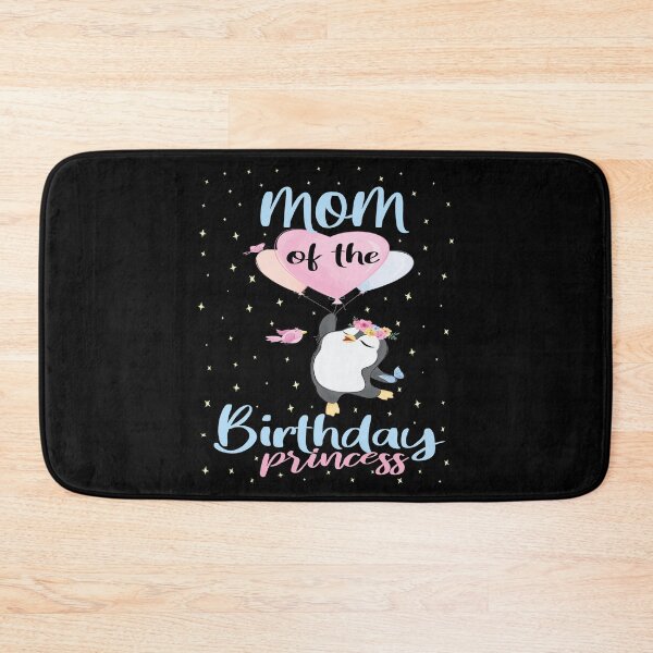 Item preview, Mom Of The Birthday Princess Penguin Girls B-day Party print designed and sold by Grabitees.