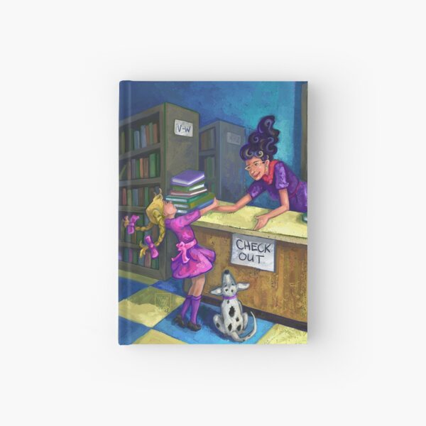 Libary Check Out Hardcover Journal