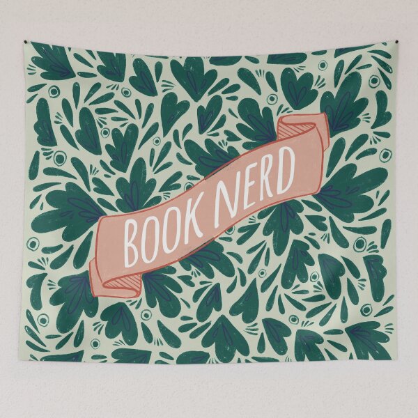 Item preview, Book Nerd Banner designed and sold by Manda Lyn LaCorte.