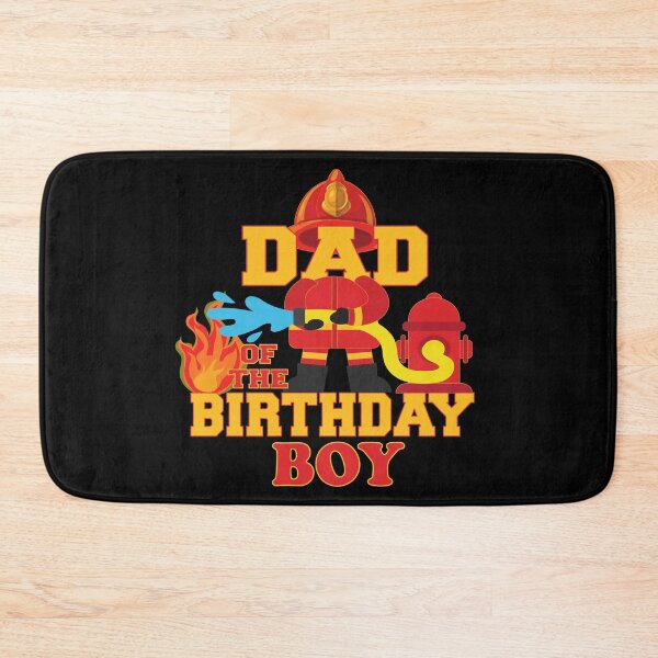 Item preview, Dad Of The Birthday Boy Firetruck Firefighter Party product designed and sold by Grabitees.