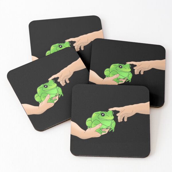 Item preview, funny michelangelo's chubby frog designed and sold by FandomizedRose.