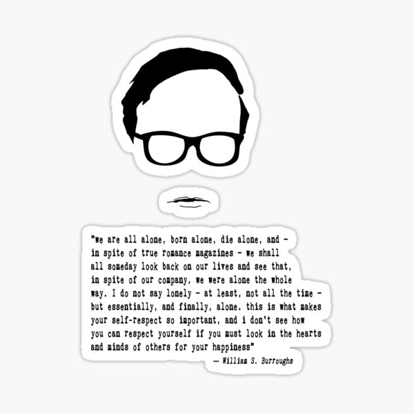 Item preview, William S. Burroughs Quote designed and sold by The Dead  Writers Circle.